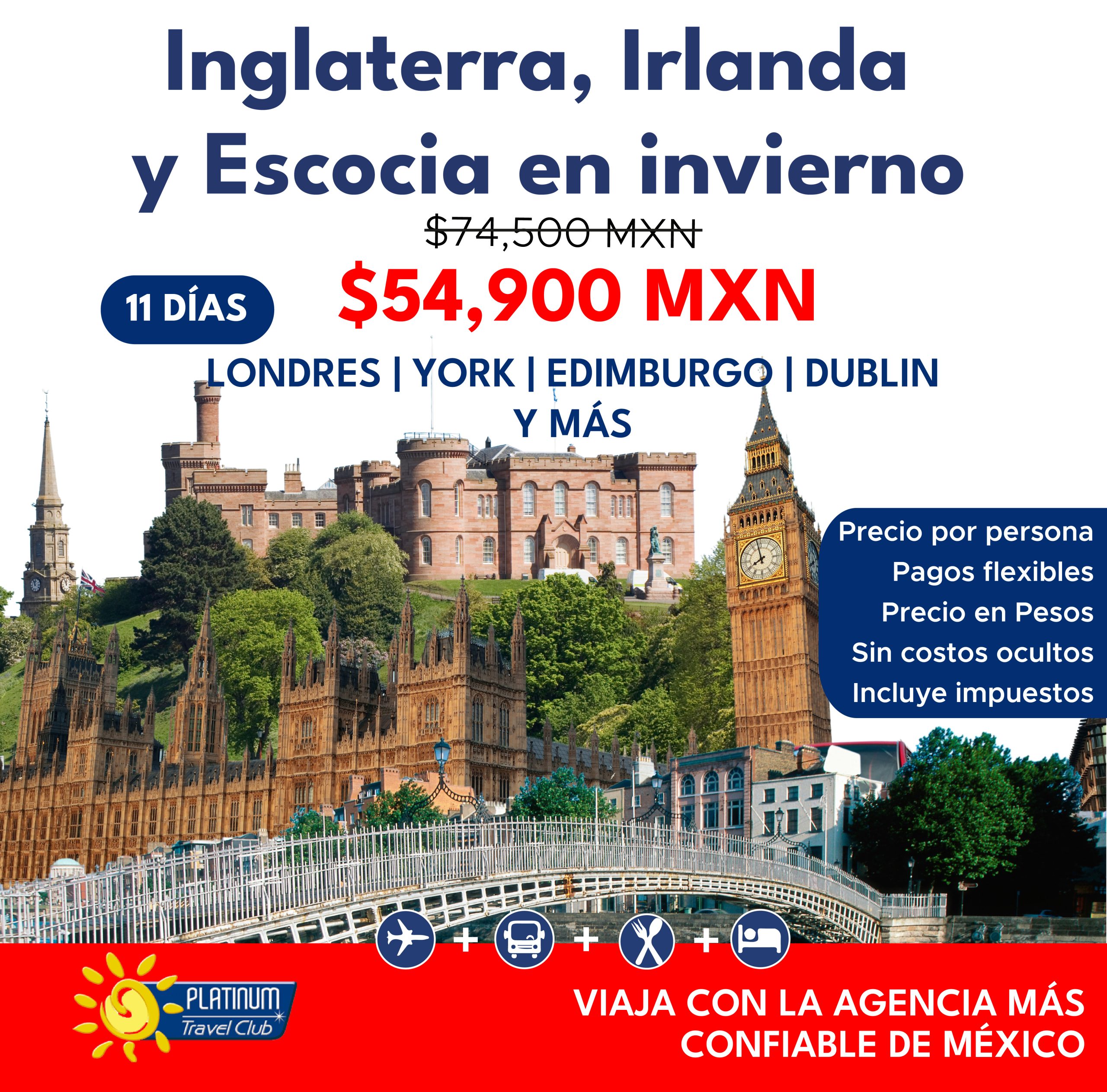 INGLATERRA, IRLANDA Y ESCOCIA EN INVIERNO